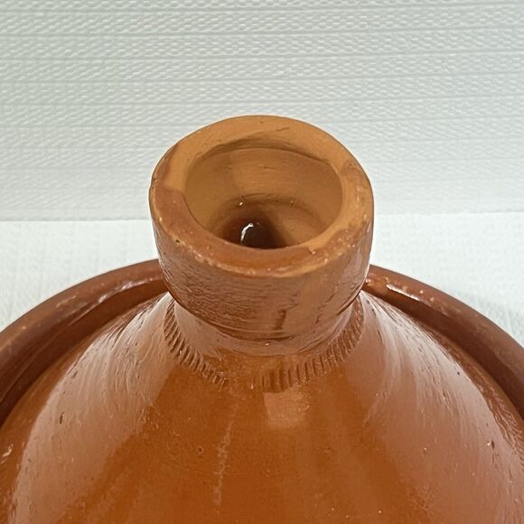 Tagine Clay Pot Earthenware Terracotta Traditional Moroccan Food 2-Piece - Picture 6 of 17